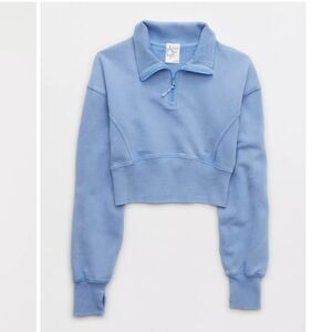 OFFLINE By Aerie ThrowBack Corset Cropped
Quarter Zip